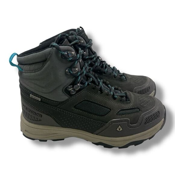 Vasque Hiking Boot Gray Blue Trail Outdoor Gorpcore Youth Size 5 - Picture 7 of 8